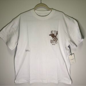 NWT Students Golf Bird Hunters Graphic White T-Shirt Medium